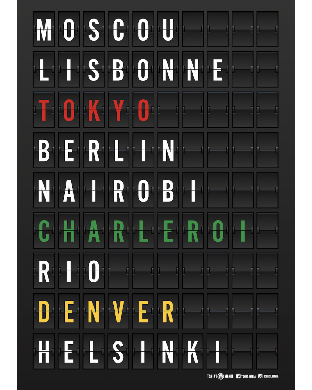 Poster Carolo around the world