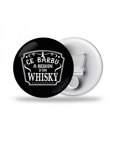 Barbu Whisky Décapsuleur