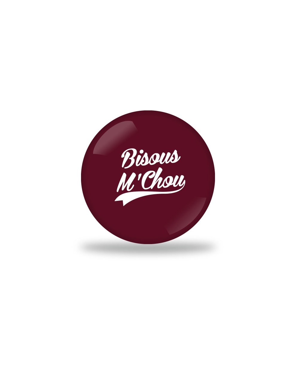 Bisous M'Chou 3C Badge