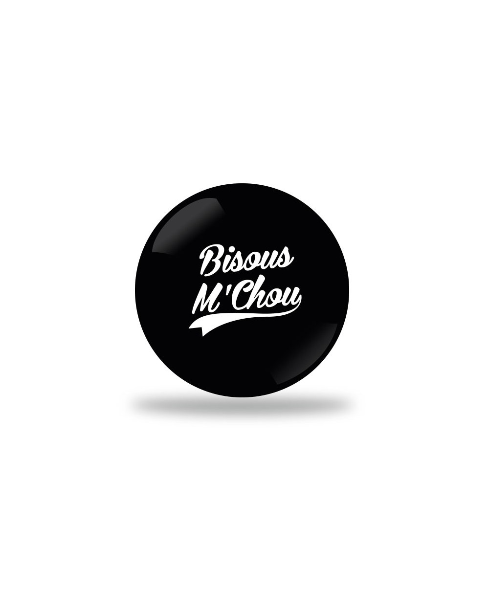 Bisous M'Chou 3C Badge