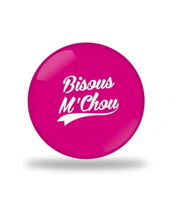Bisous M'Chou 3C Badge