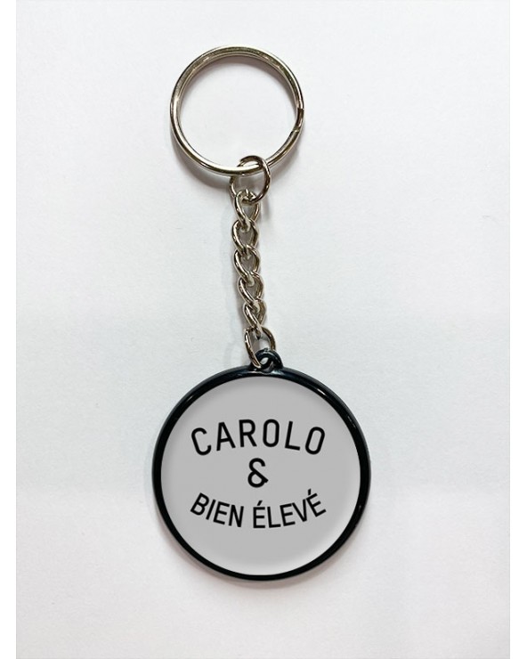 Carolo et bien élevée porte clé