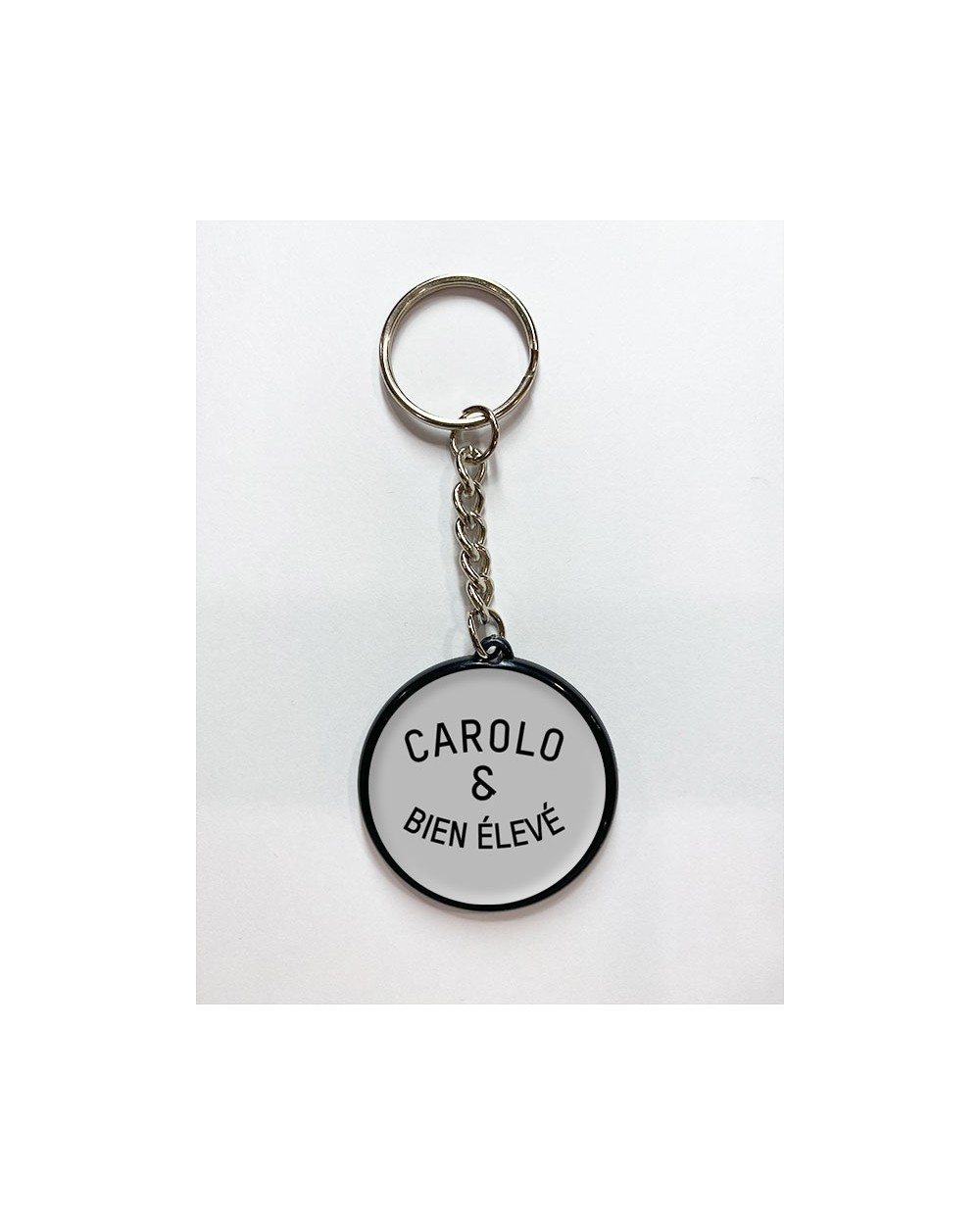 Carolo et bien élevée porte clé